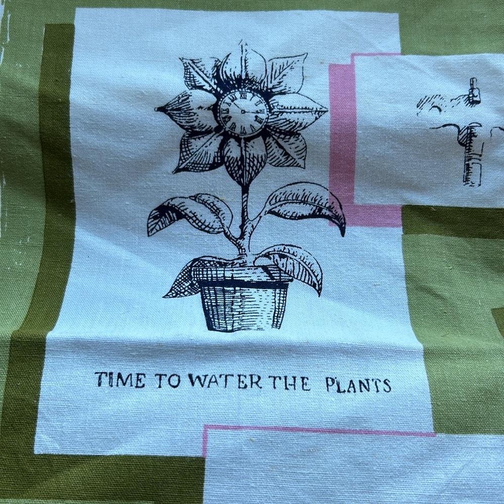 Field crest vintage kitchen fashion T Towel time to & time for made in USA nwot. - Picture 9 of 17